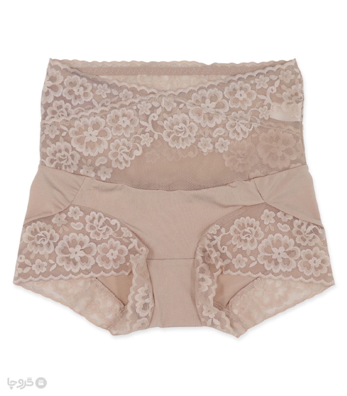 خرید شورت زنانه نیم پا فاق بلند گیپور کد 160