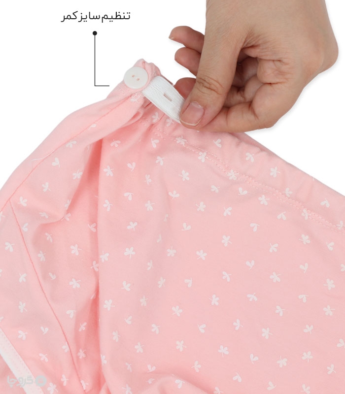 شورت بارداری نخی کد 9022 طرح برگ