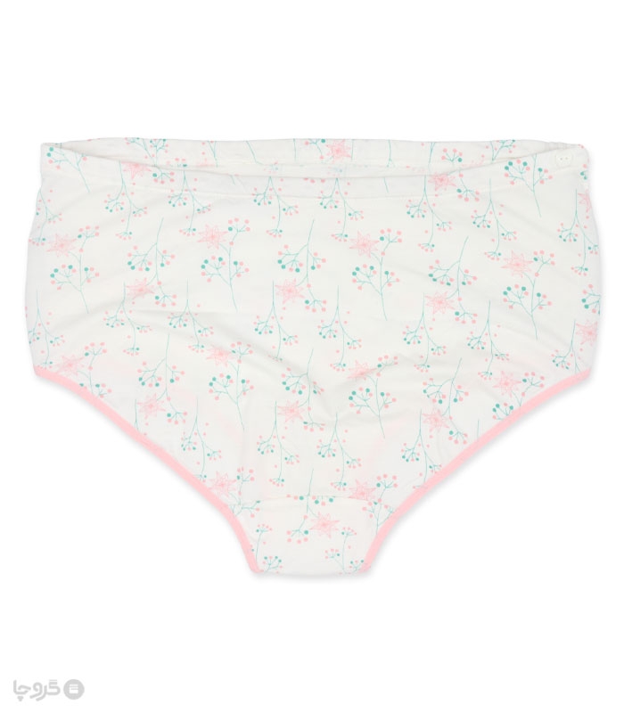 شورت بارداری نخی کد 5530 طرح شاخه گل