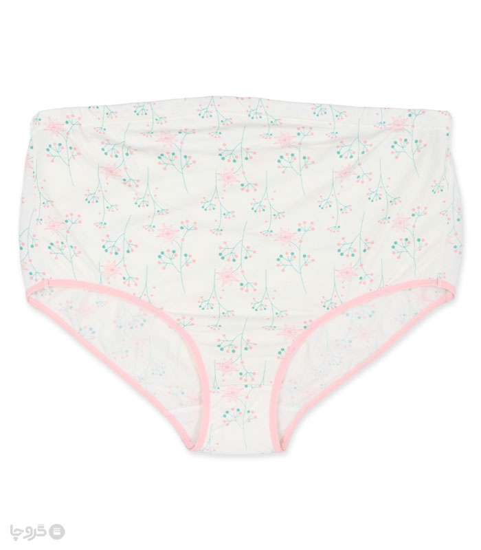 خرید شورت بارداری نخی کد 5530 طرح شاخه گل