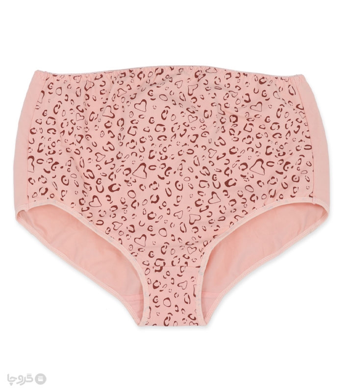 خرید شورت بارداری نخی کد 505 طرح قلب پلنگی