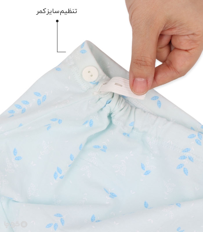 شورت بارداری نخی کد 922 طرح برگ