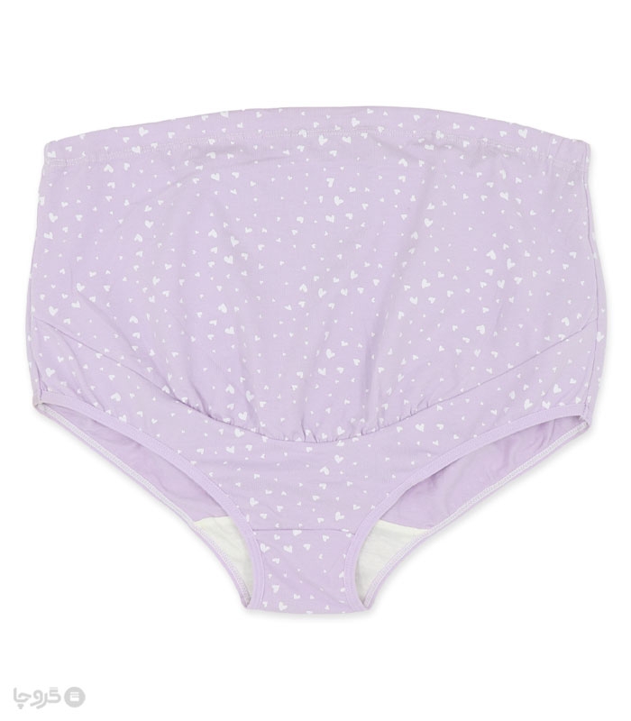 خرید شورت بارداری نخی کد 8087 طرح قلب