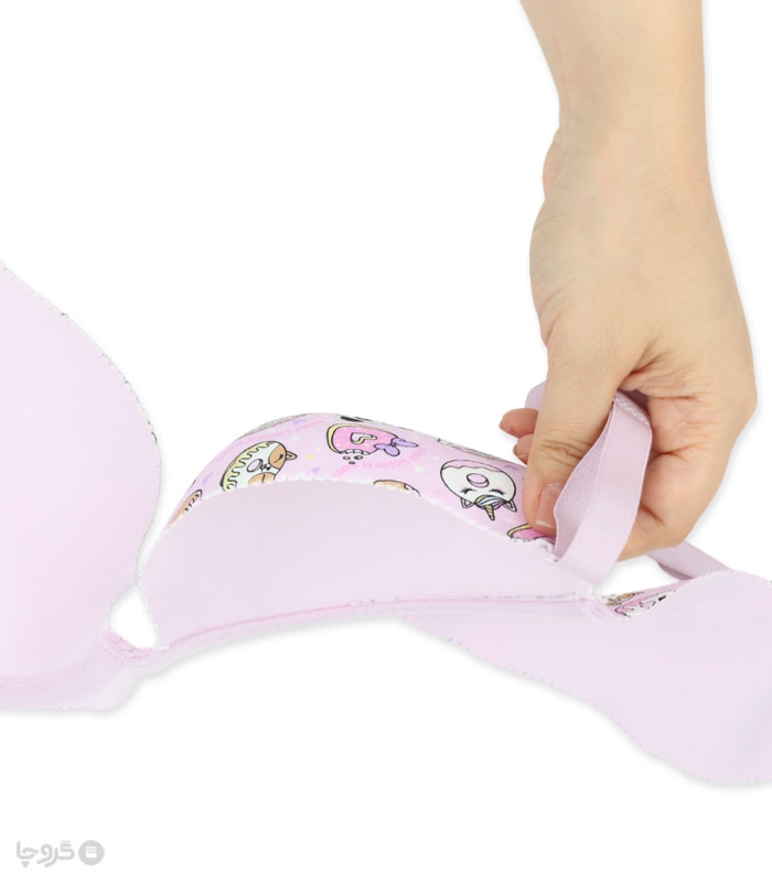 خرید ست شورت و سوتین دخترانه لیزری کاپدار فنردار دونات