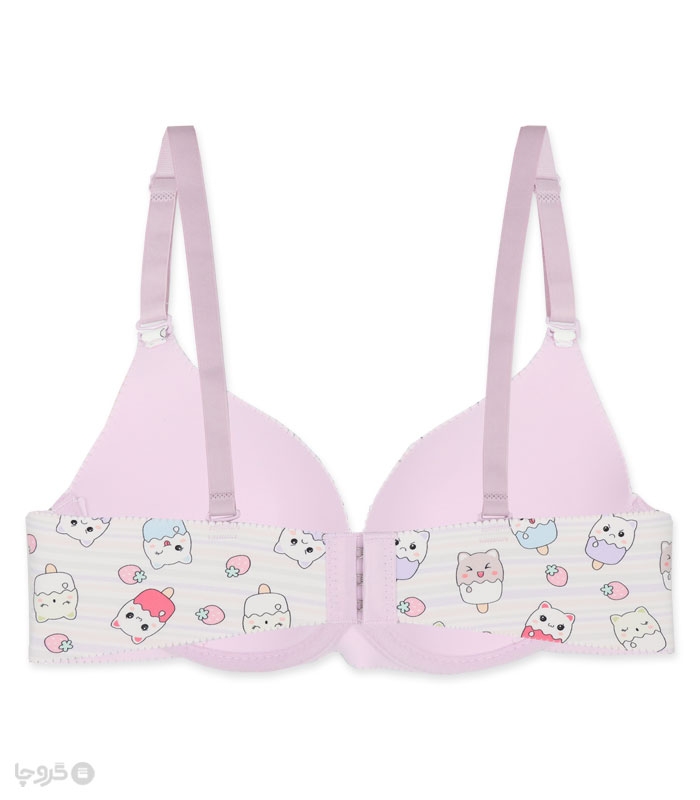 خرید ست شورت و سوتین دخترانه لیزری کاپدار فنردار بستنی