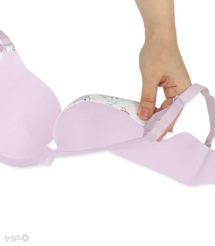 خرید ست شورت و سوتین دخترانه لیزری کاپدار فنردار بستنی