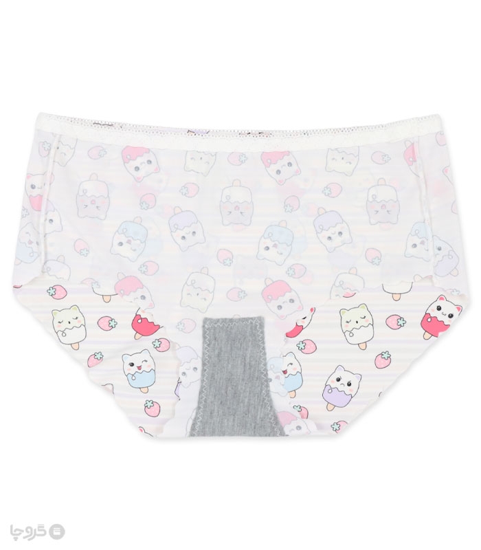 خرید ست شورت و سوتین دخترانه لیزری کاپدار فنردار بستنی