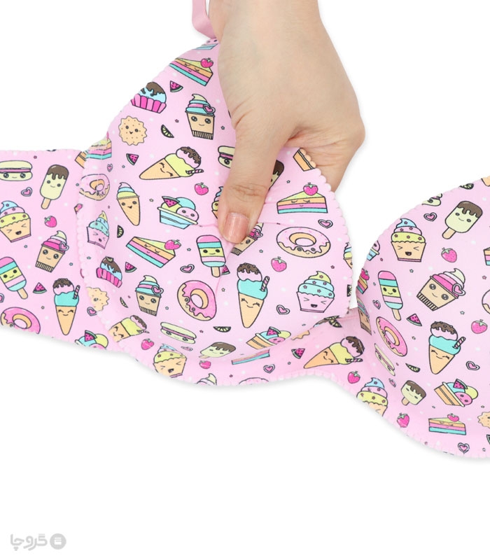 خرید ست شورت و سوتین دخترانه لیزری کاپدار فنردار دسر