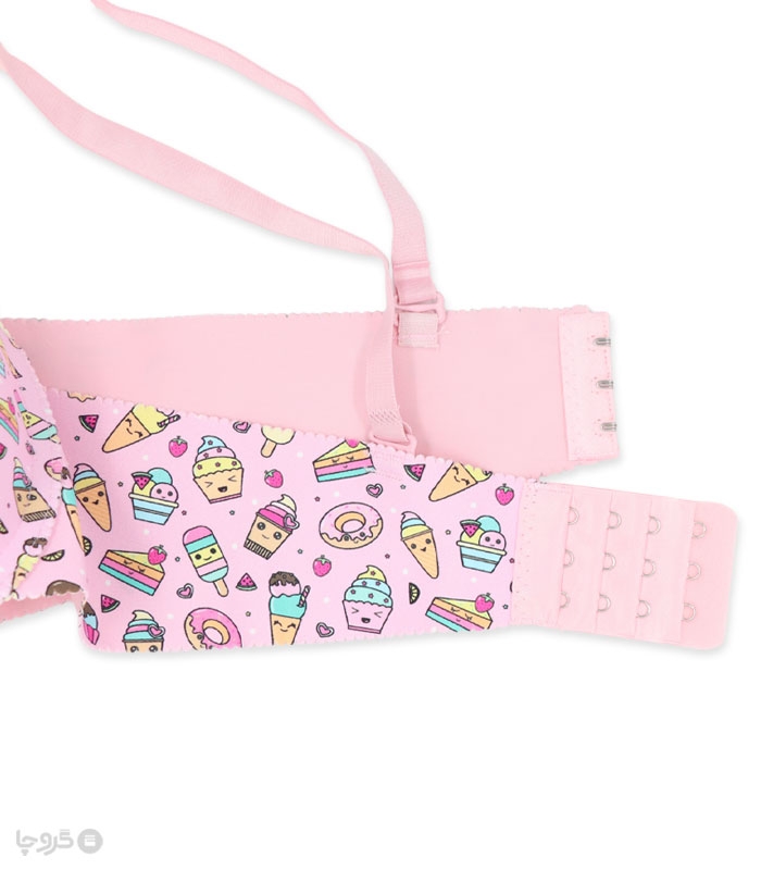 خرید ست شورت و سوتین دخترانه لیزری کاپدار فنردار دسر