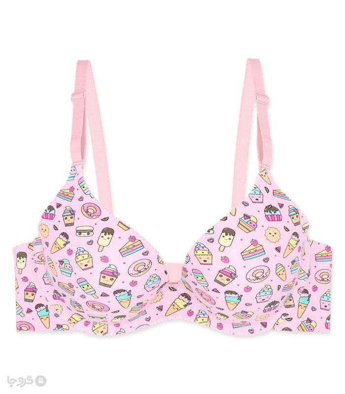 خرید ست شورت و سوتین دخترانه لیزری کاپدار فنردار دسر