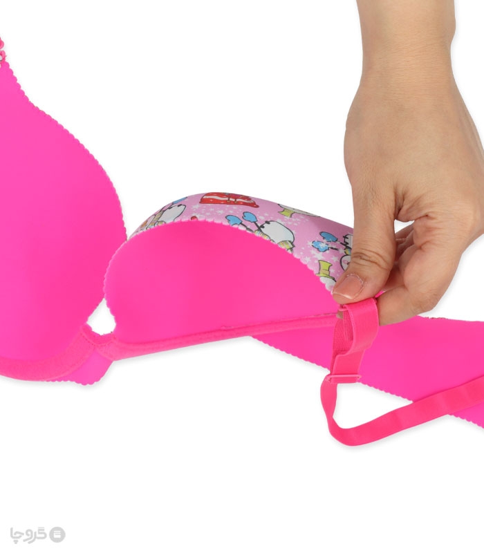 خرید ست شورت و سوتین دخترانه لیزری کاپدار فنردار آدم برفی