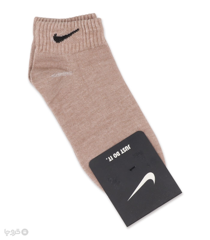 جوراب مچی زنانه کش انگلیسی طرح Nike طیف رنگی روشن