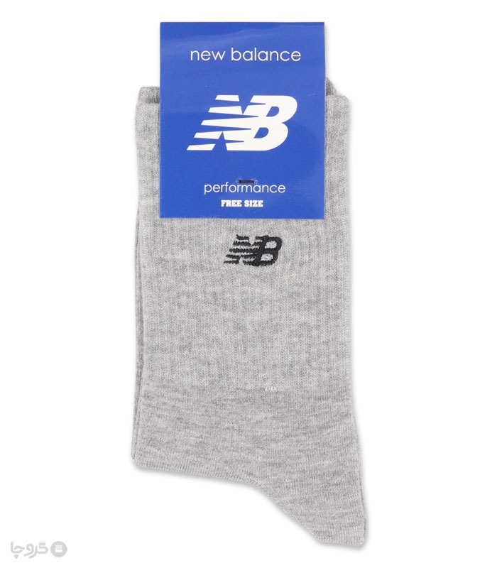 جوراب ساقدار زنانه گلدوزی طرح New Balance