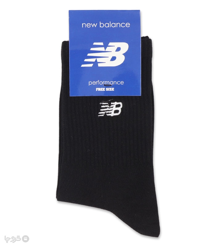 جوراب ساقدار زنانه گلدوزی طرح New Balance