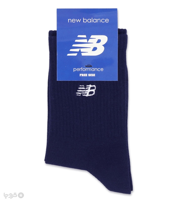 خرید جوراب ساقدار زنانه گلدوزی طرح New Balance