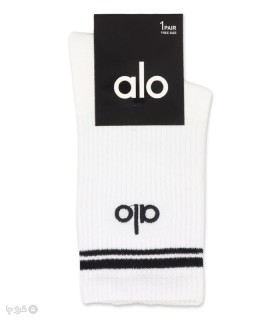 خرید جوراب ساقدار اسپرت گلدوزی طرح Alo