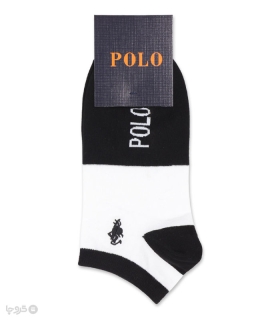 جوراب مچی مردانه کد 86510 گلدوزی طرح Polo