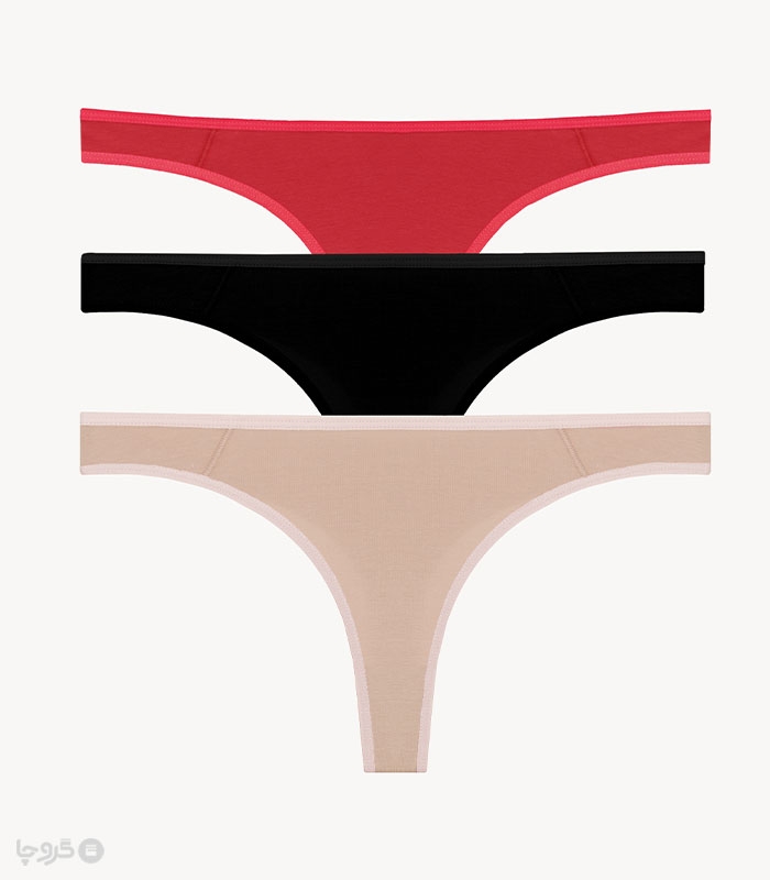 پک شورت زنانه بکلس نخی نیو کد 433 - بسته 3 عددی