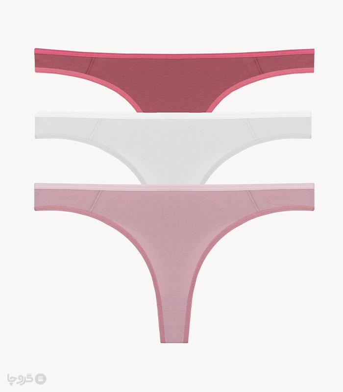 پک شورت زنانه بکلس نخی نیو کد 433 - بسته 3 عددی