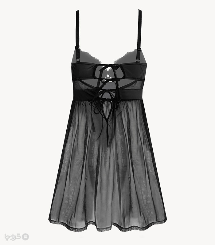 پیراهن کاپدار حریر و دانتل نیو کد Ashly