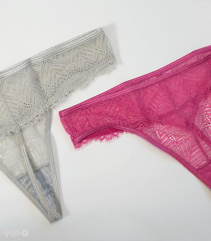 شورت زنانه نیو لامبادا حریر و دانتل کد Kaito