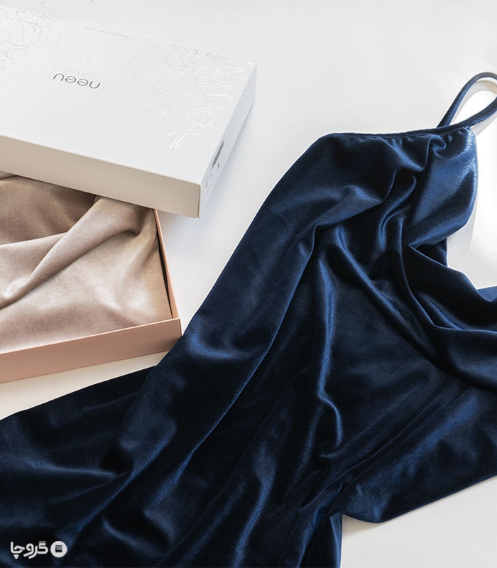 پیراهن مخمل نیو کد Oril