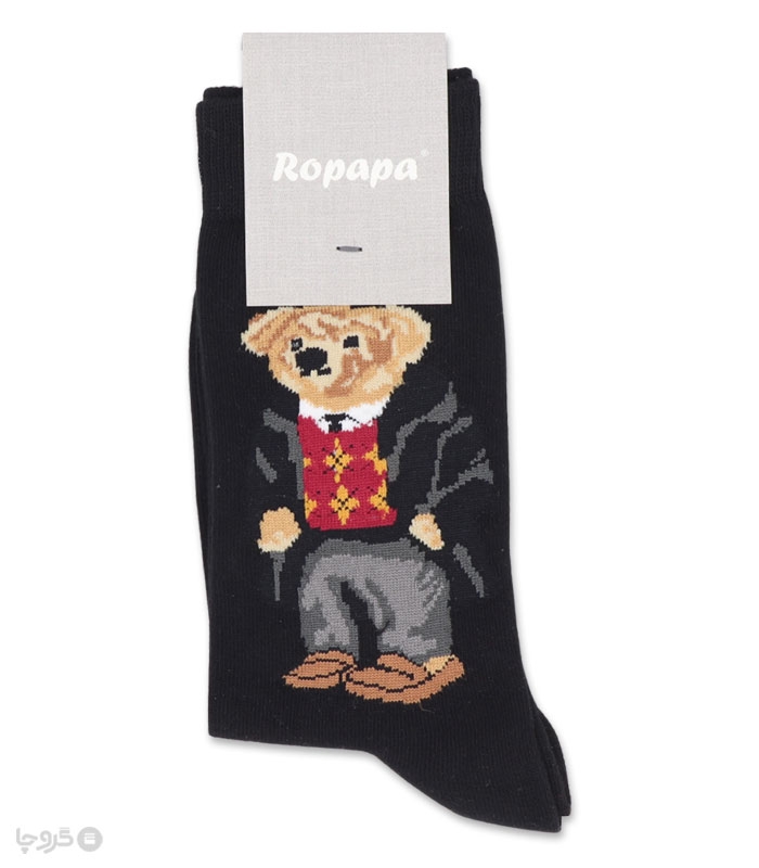 جوراب ساقدار اسپرت روپاپا طرح تدی