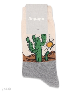 جوراب ساقدار اسپرت روپاپا طرح Cactus Sun