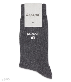 خرید جوراب ساقدار مردانه روپاپا طرح گلدوزی Balance