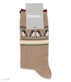 خرید جوراب ساقدار زنانه روپاپا طرح پنگوئن