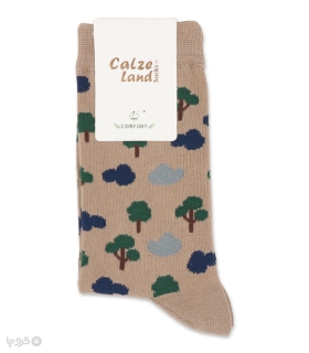 خرید جوراب ساقدار زنانه کالزی لند طرح بومین