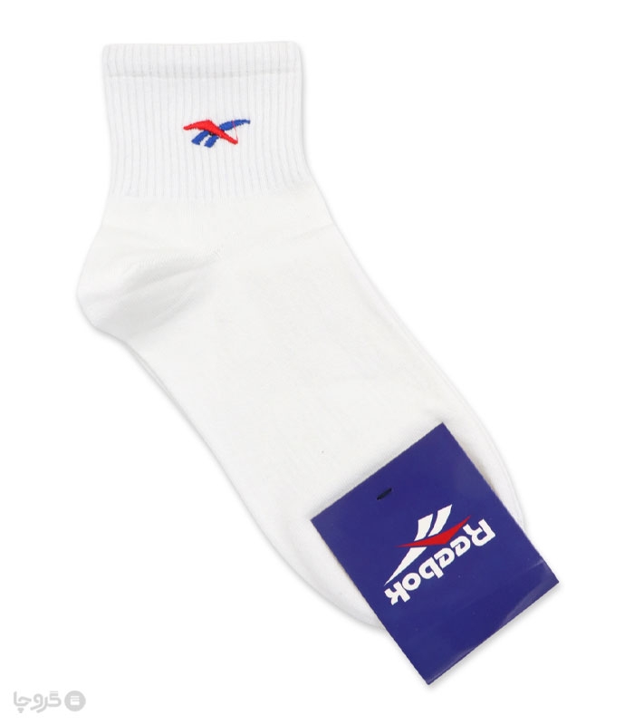 جوراب نیم ساق اسپرت گلدوزی طرح Reebok
