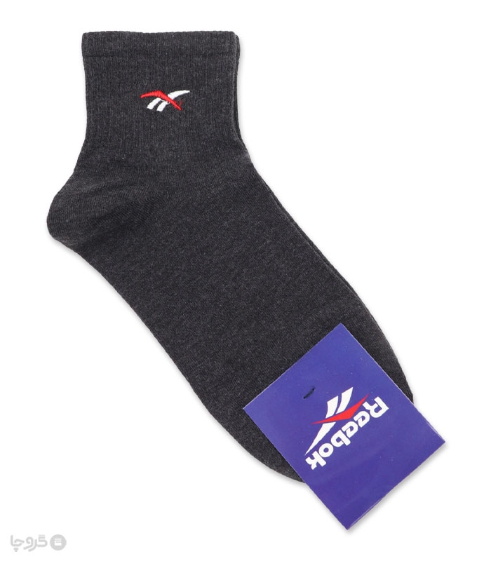 جوراب نیم ساق اسپرت گلدوزی طرح Reebok
