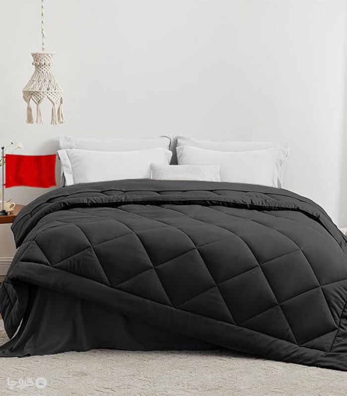 لحاف الیاف دار میکرو براش نوپه هوم طرح لوزی