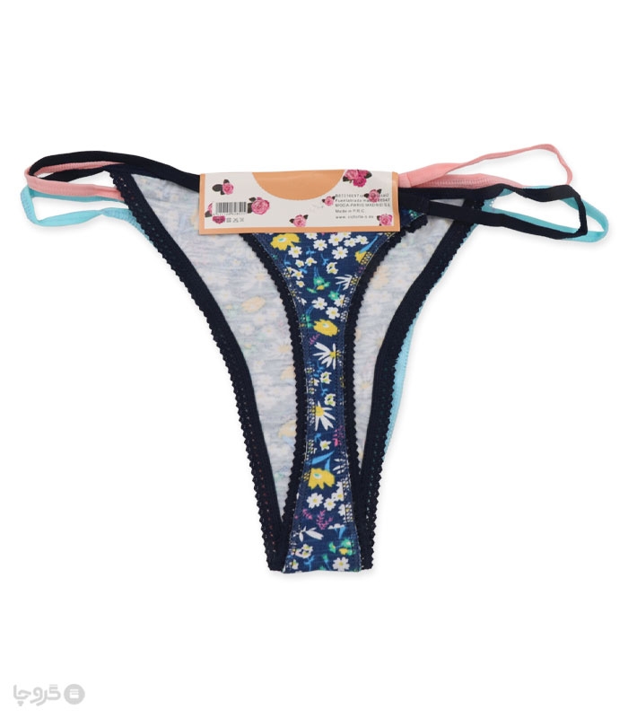 پک شورت زنانه نخی بکلس کد 016 - بسته 3 عددی