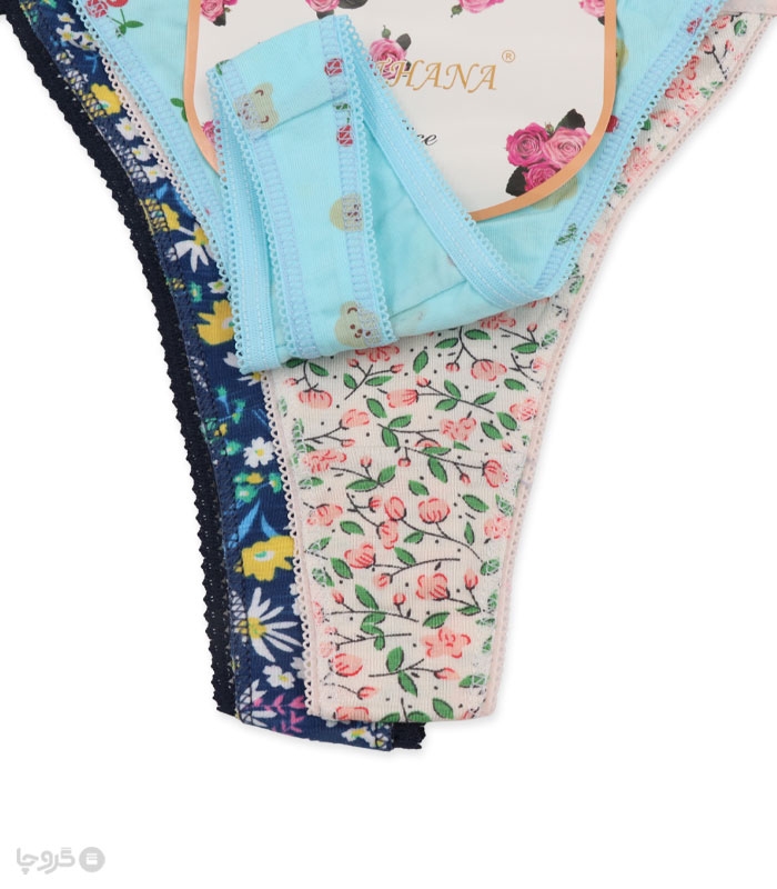 پک شورت زنانه نخی بکلس کد 016 - بسته 3 عددی