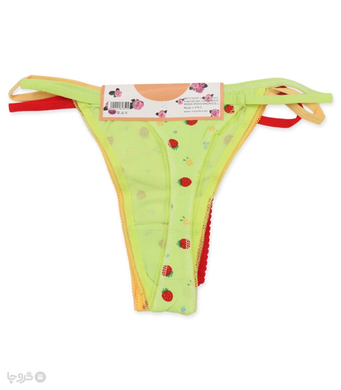 پک شورت زنانه نخی بکلس کد 016 - بسته 3 عددی