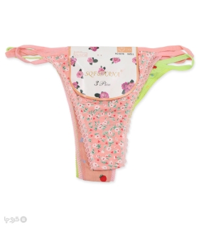 خرید پک شورت زنانه نخی بکلس کد 016 - بسته 3 عددی