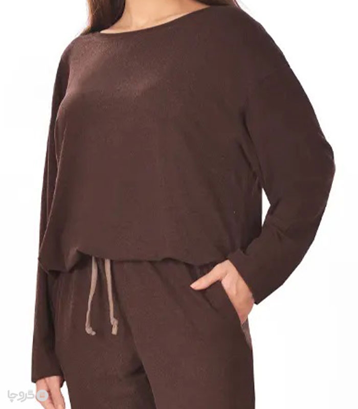 تیشرت آستین بلند زنانه ناربن کد WT3978 طرح فرخنده