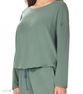 تیشرت آستین بلند زنانه ناربن کد WT3978 طرح فرخنده