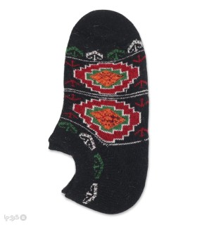 جوراب پشمی مچی زنانه طرح سنتی