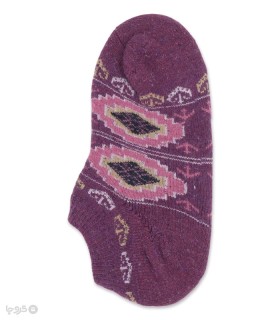 خرید جوراب پشمی مچی زنانه طرح سنتی