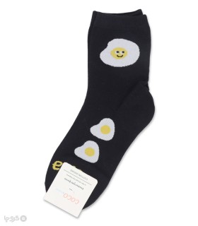 خرید جوراب نیم ساق زنانه طرح تخم مرغ