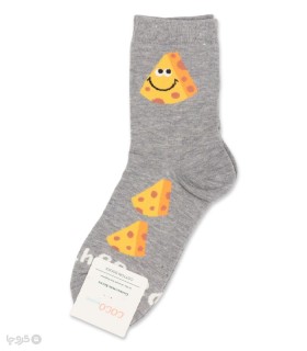 خرید جوراب نیم ساق زنانه طرح پنیر