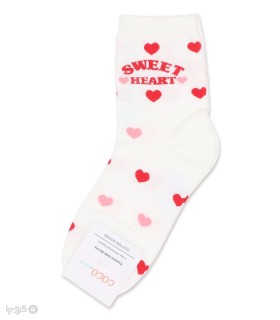خرید جوراب نیم ساق زنانه کوکو اند هانا طرح Sweet Heart