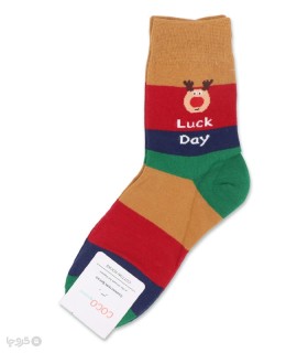 خرید جوراب نیم ساق زنانه کوکو اند هانا طرح Luck Day