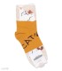 جوراب نیم ساق زنانه کوکو اند هانا طرح گربه مؤدب