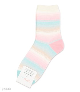 خرید جوراب نیم ساق زنانه کوکو اند هانا طرح راه راه