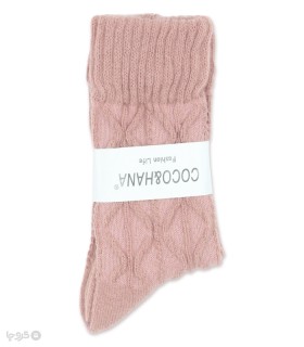 خرید جوراب پشمی ساقدار زنانه کوکو اند هانا طرح ژاکارد کلاسیک