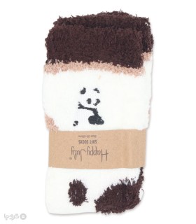 خرید جوراب بوکله ساقدار زنانه طرح پاندای تنها